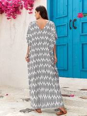 Plus Size Long Caftan for Women Beach Cover Up Casual Kaftan Maxi Gown Dress