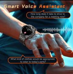 2025 T-REX3 1000mAh Large Battery Durable Adult Smart Watch GPS Strong Flashlight 10ATM Waterproof BT Call Sports Smartwatch Men