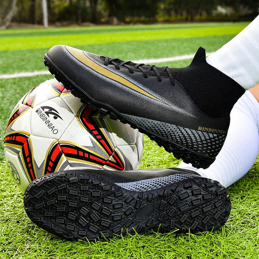 Football Boots Breathable Outdoor Lightweight Non-slip Training Soccer Shoes