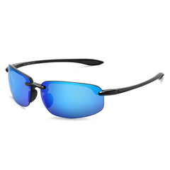 Sports Sunglasses for Men Women Rimless Frame UV400 Protection