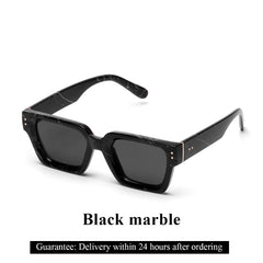 Premium Shades Designer Black Brand Sunglasses Mens Square Sun Glasses