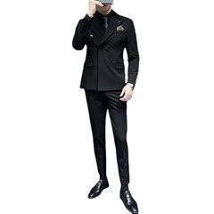 Prom Suits for Men: Men's Suit Three-piece Double Breasted Men's Suit