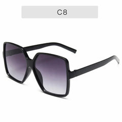 Sunglasses Women Big Frame Colorful Sun Glasses Female Mirror Oculos