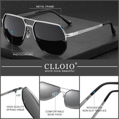 Sunglasses Men Women Polarized Sun Glasses Chameleon Anti-glare Driving