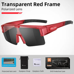 Cycling Glasses Fit Over Myopic Sunglasses UV 400 Polarized Fishing Bike