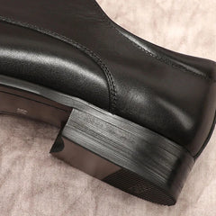 Leather Formal Shoes For Men Genuine Leather Italian Dress Shoes Men Black