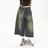 Vintage Loose Jorts Jeans Y2k Streetwear Oversize Shorts Denim Pants