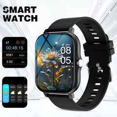 LAXASFIT 2025 New Smart Watch for Men Women Gift Full Touch Screen Sports Fitness Watch Bluetooth Call Digital Smartwatch