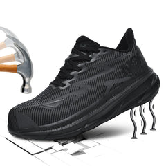 Lightweight Safety Shoes Men Steel Toe Sneaker Anti-stab Anti-smash Work Safety Boots Fashion Man Work Shoes Protective Footwear