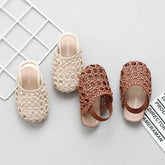 Baby Girls Shoes Braided Sandals for Girls Kids Fashion Hollow Out Leather Shoe