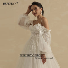 White Bridesmaid Dresses: A Line Wedding Dress For Women Bride Detachable