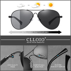 Sunglasses Polarized Men's Sun Glasses Women Fashion Pilot Gradient Eyewear