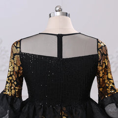 Homecoming Dresses: Exquisite Sequin Slim Half Sleeve Mermaid Evening Dresses