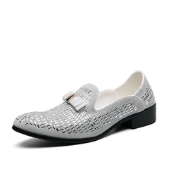 Men Evening formal Dress Rhinestone Shoes Loafers Casual Prom