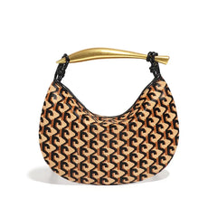 Women's Bags Genuine Horsehide Shoulder Bag Cows Pattern Detachable