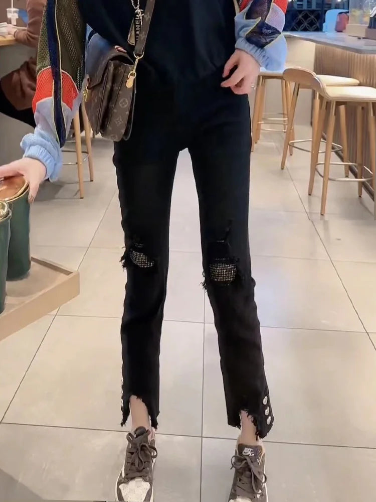 Y2k Women's Jeans Fall Women's High-waisted Stretch Jeans Women's Pants