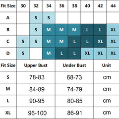 Women Wireless Bra Deep V Padded Bralette S-XL Trendy Stripe Knitting Bras