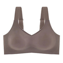 Large Size Soft Support Push-up Bra For Women, Seamless One-piece