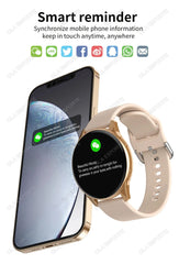 New Smart Watch 1.32 inch HD AMOLED Screen Bluetooth Call Health Monitoring Alarm Clock Fashion Watch Men Women For Android IOS