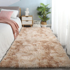 Soft Area Rugs For Bedroom Fluffy, Non-slip Tie-Dyed Fuzzy Shag Plush Soft Shaggy