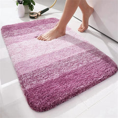 Bath Mat U-Shaped Extra Soft Bathroom Rug Absorbent Bathroom Carpet