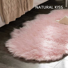 Fur Faux Sheepskin Soft Carpet Washable Seat Mats For Floor Fluffy Rugs Hairy Warm