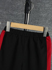 2pcs Boys Casual Colorblock Short Sleeve T-shirt & Shorts Set, Comfy Summer Kids Clothes