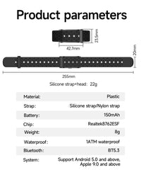 Smart Watch Men Women Fitness Smart Bracelet Sports Band Heart Rate Blood Pressure Monitor Waterproof Multifunction Watches