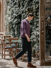 Autumn Basic Sweater Men Regular Fit Warm Knits Pullovers