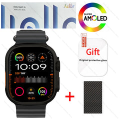 New Smartwatch Official Original Hello Watch 5 Plus ULTRA 3 49mm HD AMOLED 4G ROM NFC GPT Compass Bluetooth Call Clock Men Women