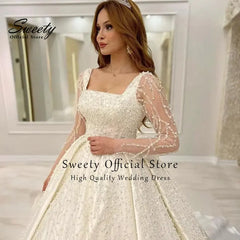 White Bridesmaid Dresses: Wedding Dress Embroidered Lace Beading With Princess