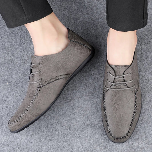 Leather Men Shoes Fashion Formal Men Shoes Moccasins Italian Breathable Male