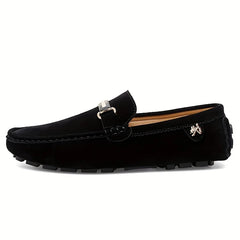 Shoes Leather Men Luxury Trendy Casual Slip on Formal Loafers