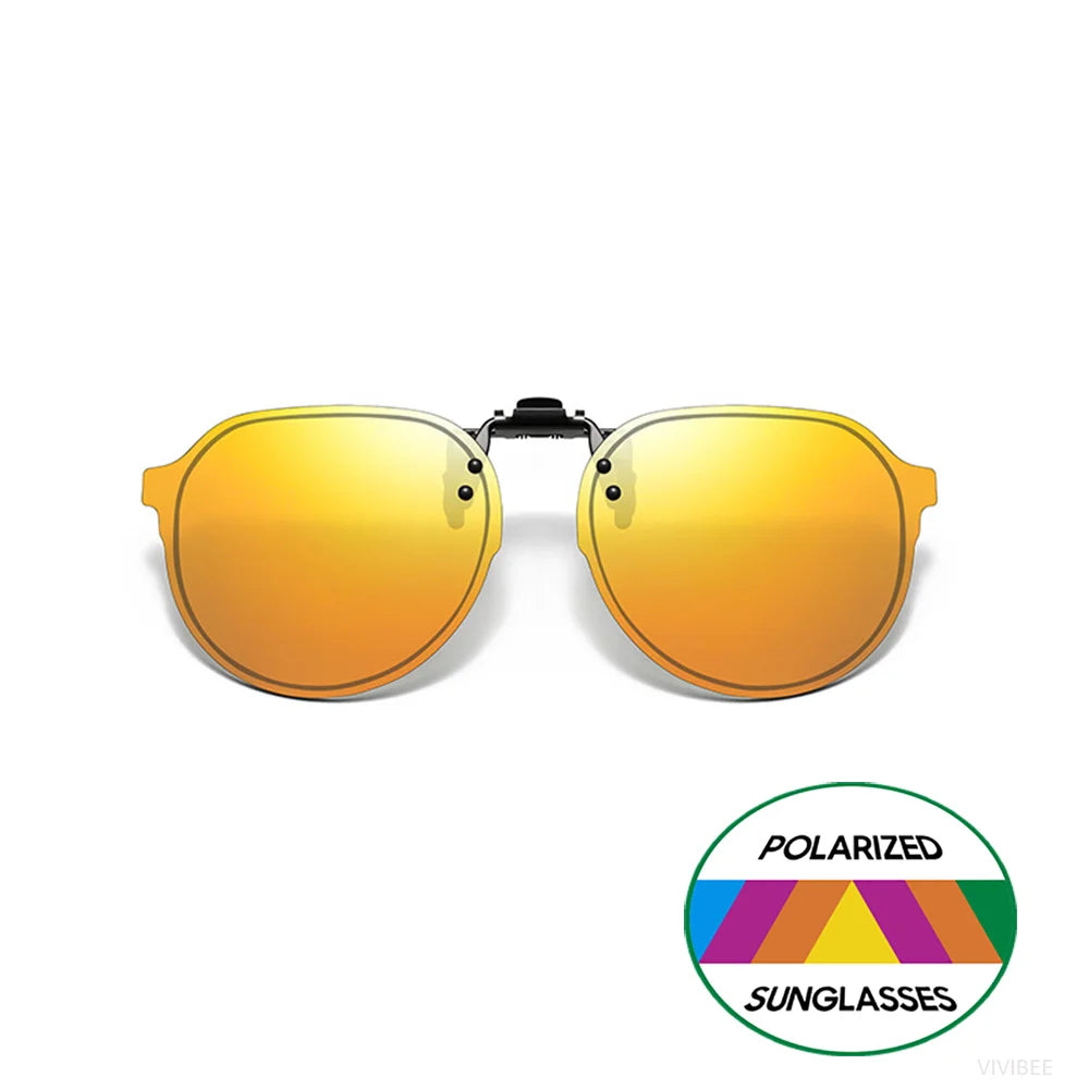Sunglasses Women Big Size Driving Sun Glasses with Clips