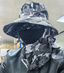 Sun Hats UV Protection Outdoor Hunting Fishing Cap for Men Women Hiking Camping