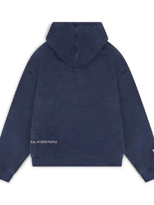 Letter Pattern Diamond Decoration Hoodie Men’s Women's Retro Harajuku Sports Shirt