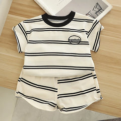 Children Clothing mother Kids Clothes Children's Sets Boys T-shirt Shorts Summer Cotton Short sleeve fashion Suit2PCS