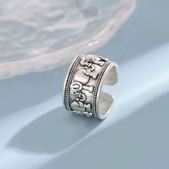 Creative Beautiful Retro Animal 925 Sterling Silver Jewelry Personality Ethnic