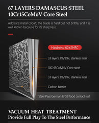 5"Inch Utility Knife Profesional Japanese Damascus Steel Kitchen Knife