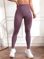 Letter Honey Peach Hip Yoga Pants High Waist Lift Hip Tight Fitness Leggings
