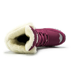 thickened non-slip warm snow boots large size cold-resistant high-top cotton