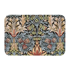 Custom William Morris Compton Floral Art Nouveau Pattern Doormat Bath Door Floor Mat