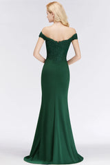 Homecoming Dresses: Off The Shoulder Evening Dresses For Women Elegant Mermaid