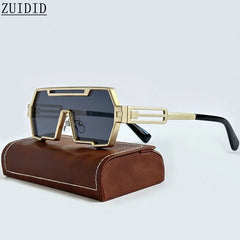 Sunglasses For Men Square Vintage Punk Fashion Glasses Retro