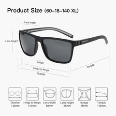 Sunglasses for Men: Shade Men Ultra light TR90 Frame UV400 Protection