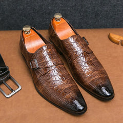 Designer Leather British Dress Flats Luxury Formal Business Man Driving Casual Shoes