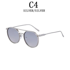 Sunglasses For Men Retro Oval Steampunk Round Shades Luxury Lunette