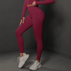 Women Seamless Yoga Pants Fitness Sports Running Sportswear Stretchy Lifting Tights