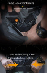 Mens Cargo Shorts Summer Tactical Cropped Trousers Outdoor Waterproof Multi-pocket