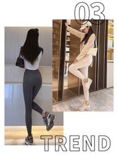 Spring Seamless Shark Leggings Women Multicolor Thin High Waist